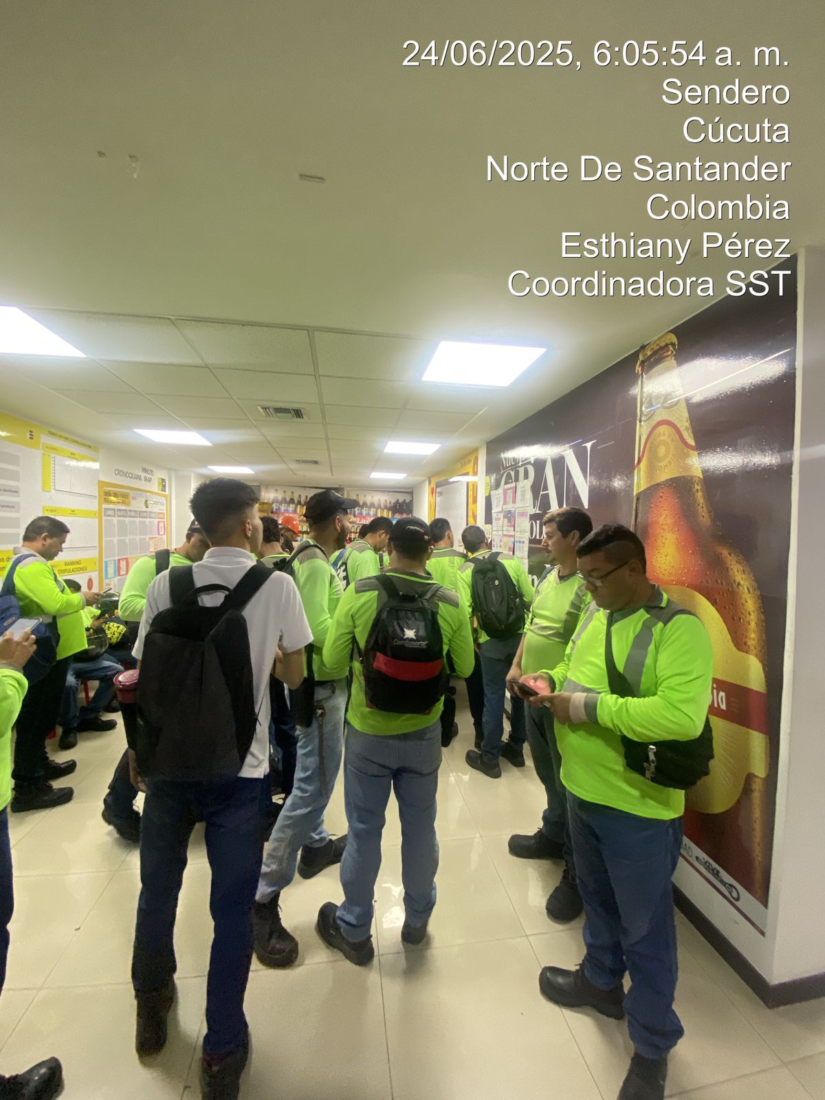 Evidencia de capacitación